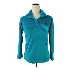 Patagonia  Blue  Snap T Fleece Pullover Size XS